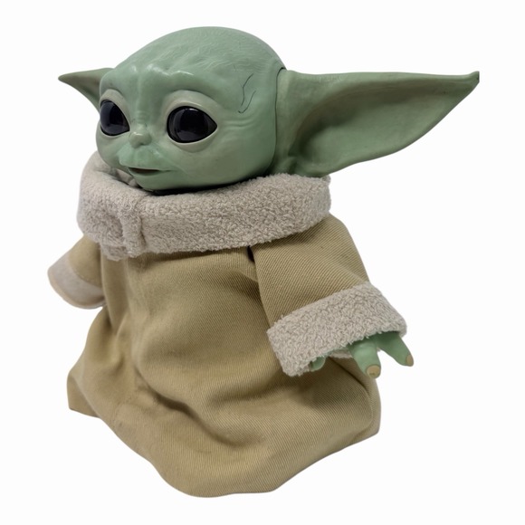 Animatronic BABY YODA Mandalorian Giggle &  Motion Doll Star Wars Toy Tested - Picture 2 of 5